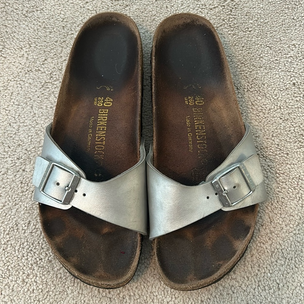 Birkenstock Madrid silver
